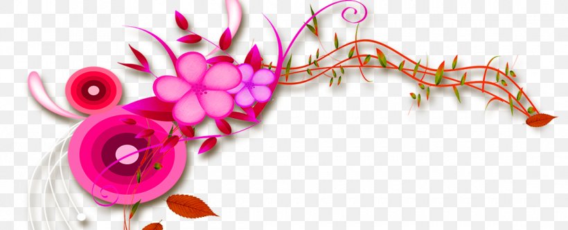 Graphic Design Text Petal Illustration, PNG, 1120x456px, Text, Floral Design, Flower, Magenta, Petal Download Free