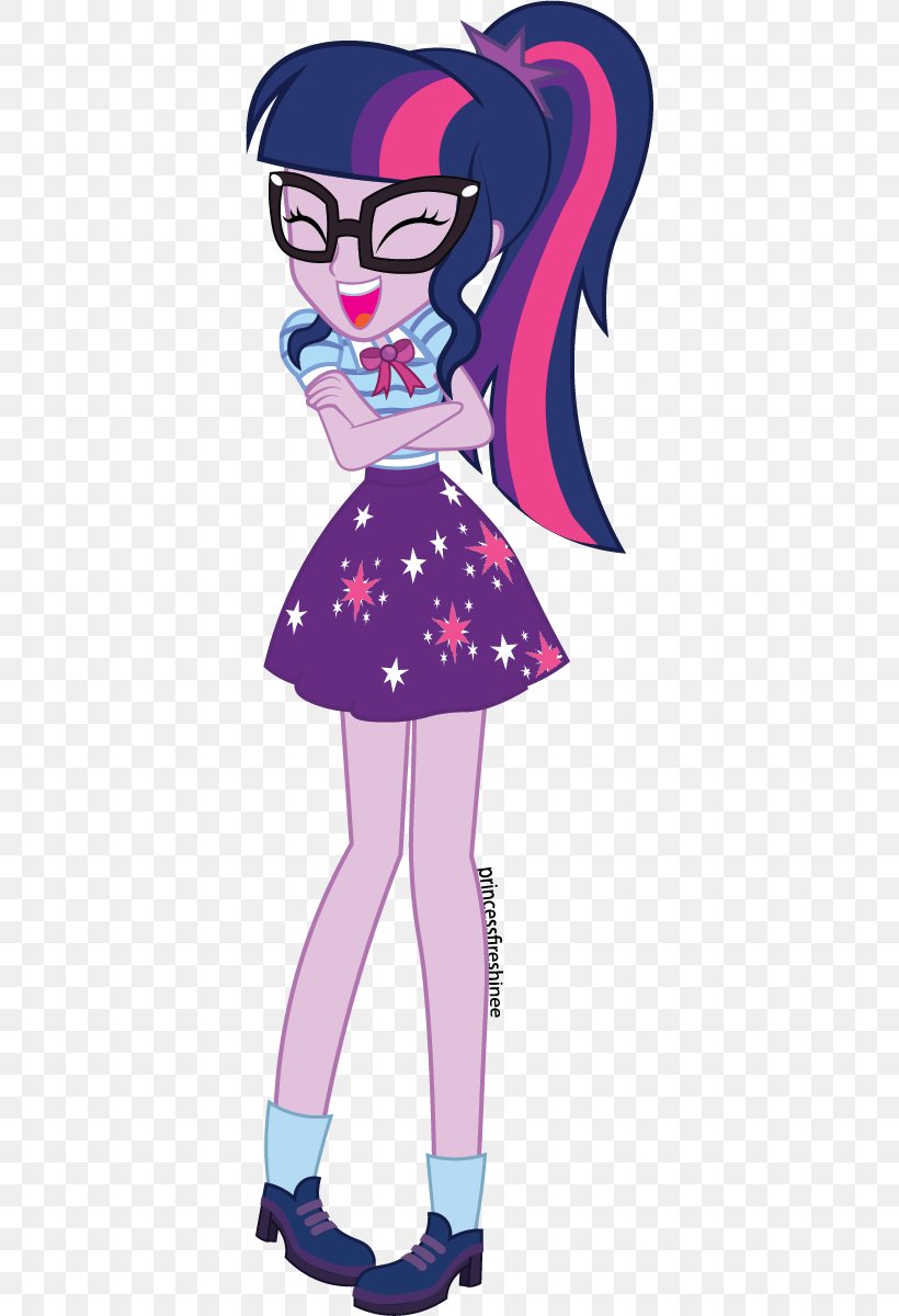 Twilight Sparkle My Little Pony: Equestria Girls Fluttershy DeviantArt, PNG, 372x1200px, Watercolor, Cartoon, Flower, Frame, Heart Download Free