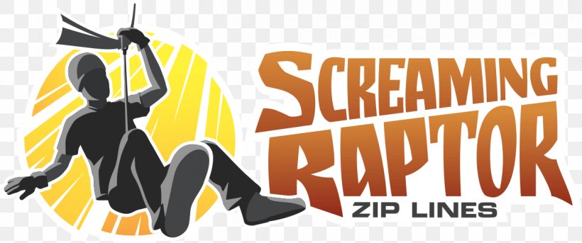 Zip-line Canopy Tour Adventure Park Logo Screaming Raptor Zip Lines, PNG, 1193x500px, Zipline, Adventure, Adventure Park, Art, Brand Download Free