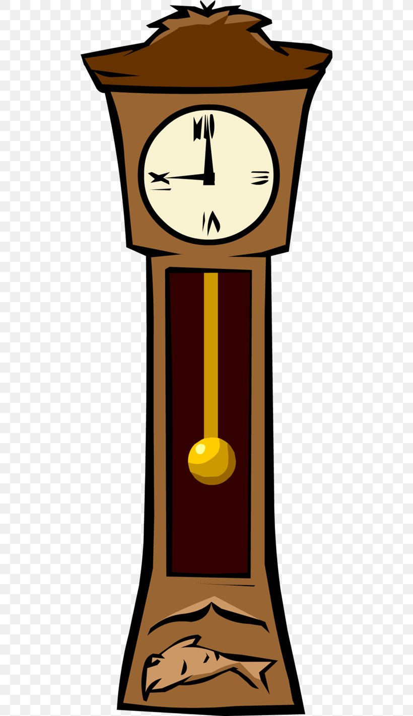 Club Penguin Longcase Clock Clip Art, PNG, 500x1422px, Club Penguin, Cartoon, Clock, Free Content, Longcase Clock Download Free
