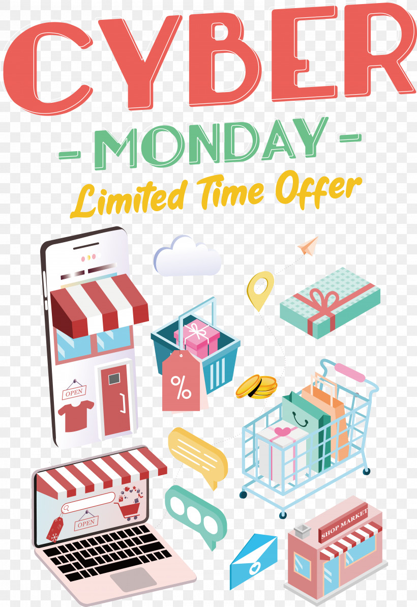 Cyber Monday, PNG, 5548x8078px, Cyber Monday, Sales, Shop Now Download Free