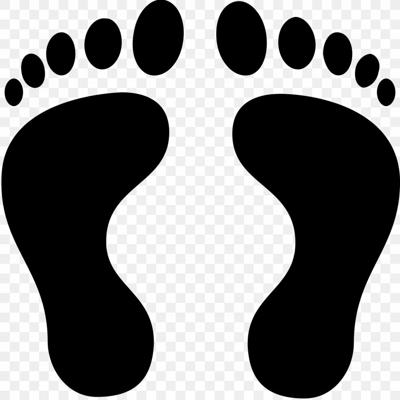 Footprint Clip Art, PNG, 1600x1600px, Footprint, Black, Black And White, Foot, Monochrome Download Free