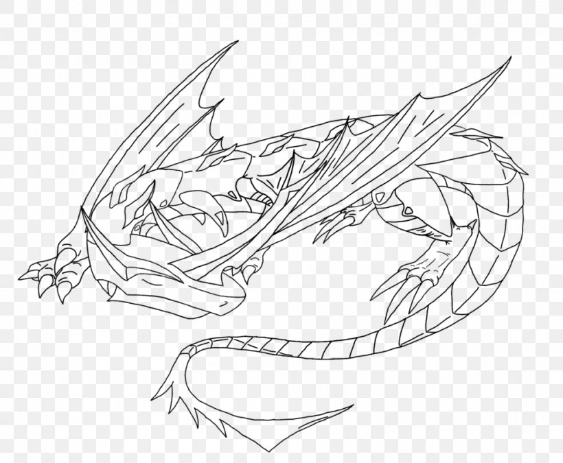Line Art Drawing Dragon /m/02csf Jaw, PNG, 985x811px, Line Art, Artwork, Black And White, Dragon, Drawing Download Free