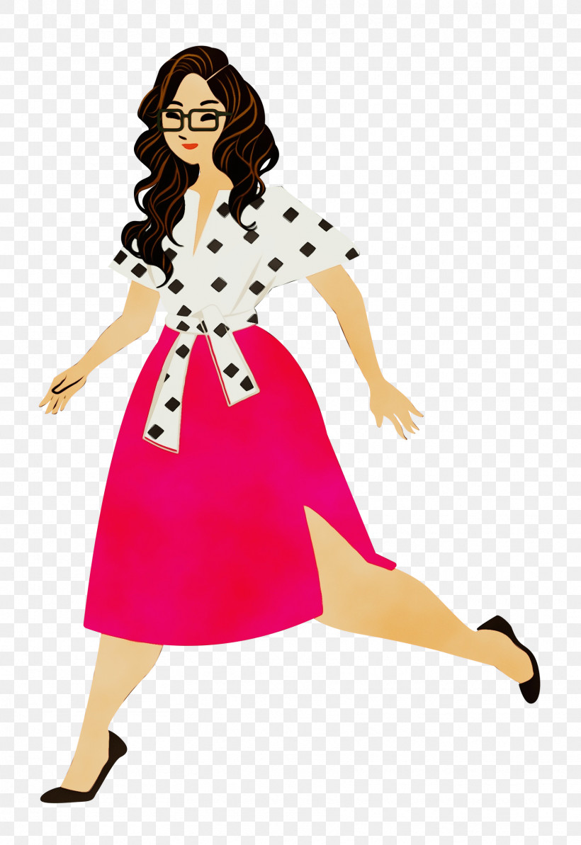 Costume Joint Cartoon Pin-up Girl Pattern, PNG, 1718x2500px, Walking, Biology, Cartoon, Costume, Girl Download Free