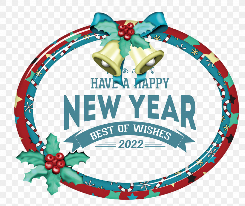 Happy New Year 2022 2022 New Year 2022, PNG, 3000x2520px, Christmas Day, Bauble, Holiday, Holiday Ornament, Leaf Download Free