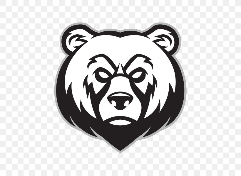 Polar Bear Grizzly Bear Clip Art, PNG, 600x600px, Bear, Big Cats, Black And White, Brown Bear, Carnivoran Download Free