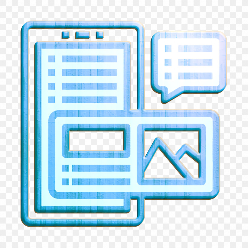 Mobile Interface Icon Blog Icon Ui Icon, PNG, 1160x1162px, Mobile Interface Icon, Blog Icon, Electric Blue, Line, Rectangle Download Free