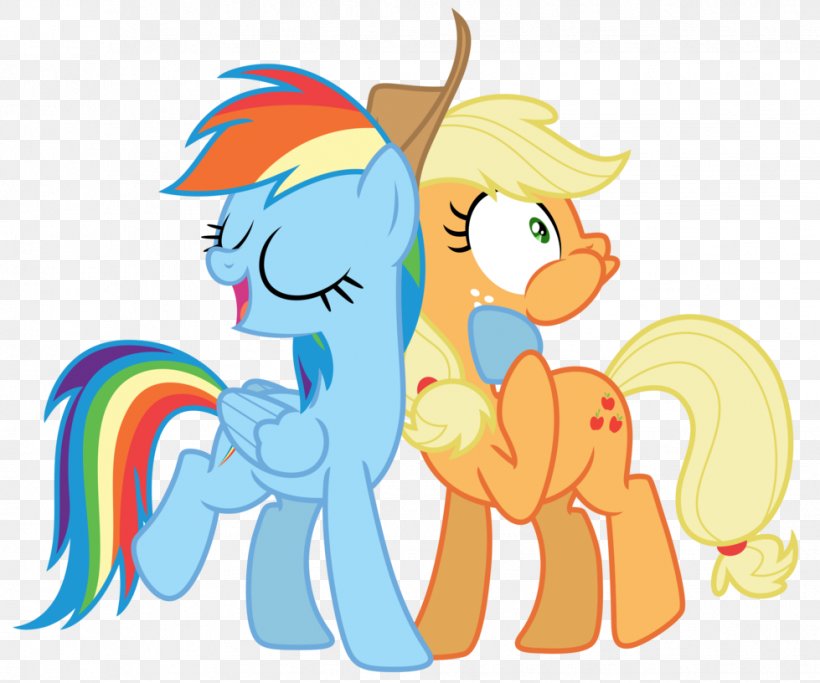 Pony Applejack Rainbow Dash Fluttershy, PNG, 979x816px, Watercolor, Cartoon, Flower, Frame, Heart Download Free