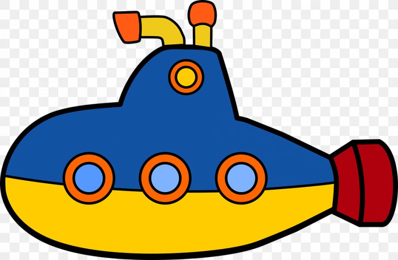 Yellow Submarine Clip Art, PNG, 960x628px, Submarine, Area, Artwork, Beak, Document Download Free