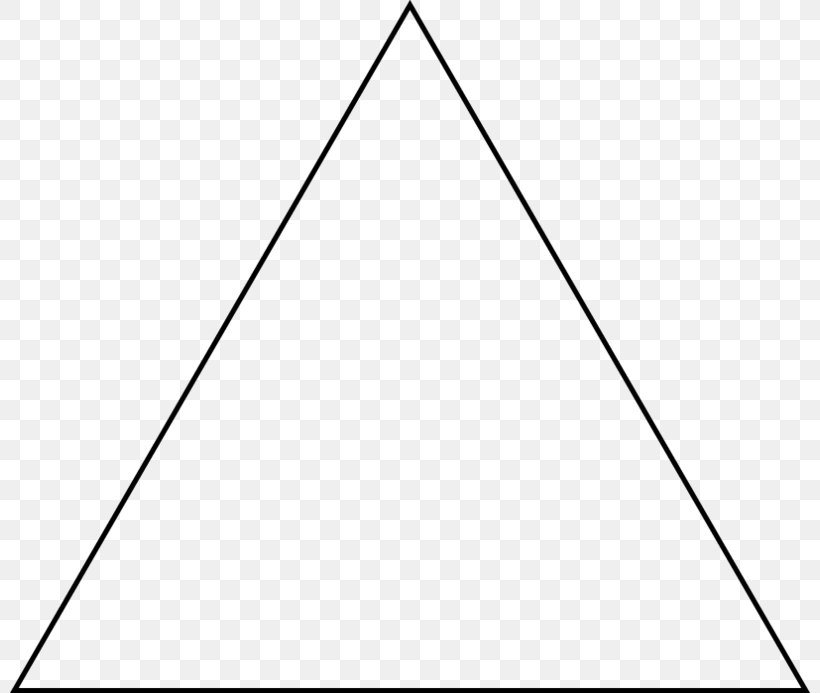 Equilateral Triangle Shape Acute And Obtuse Triangles, PNG, 800x693px, Triangle, Acute And Obtuse Triangles, Area, Black, Black And White Download Free