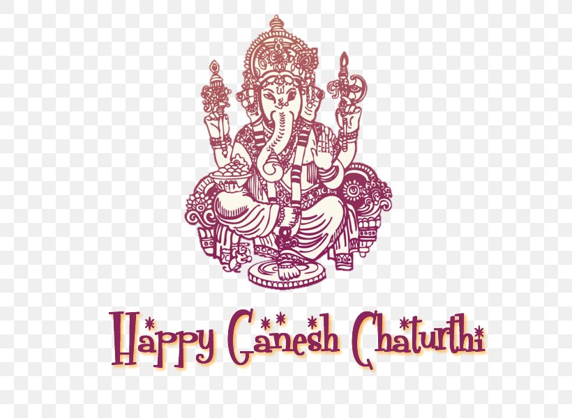 Happy Ganesh Chaturthi Clipart., PNG, 600x600px, Ganesha, Brand, Character, Coloring Book, Deity Download Free