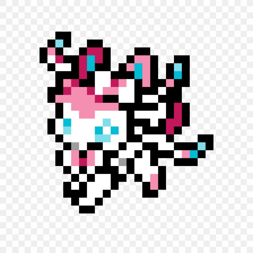 Sylveon Pixel Art Pokémon Eevee, PNG, 1184x1184px, 8bit Color, Sylveon, Art, Deviantart, Digital Art Download Free