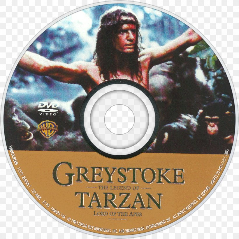 Tarzan Of The Apes Film Video Blu-ray Disc, PNG, 1000x1000px, Tarzan, Actor, Bluray Disc, Christopher Lambert, Compact Disc Download Free