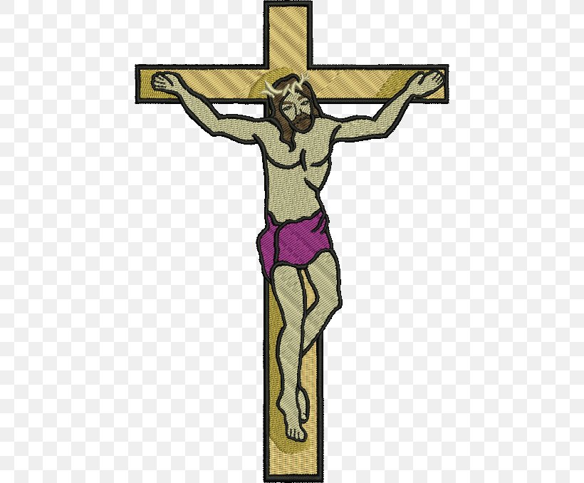 Crucifix Cartoon Christian Cross Christianity Illustration, PNG, 442x678px,  Crucifix, Animated Cartoon, Cartoon, Christian Cross, Christianity Download
