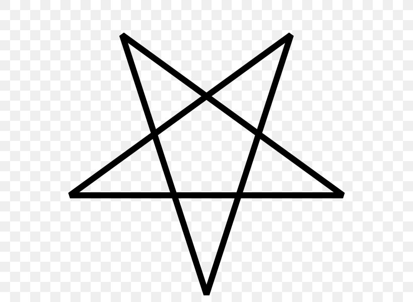 Pentagram Pentacle Satanism Symbol, PNG, 600x600px, Pentagram, Area, Black, Black And White, Fire Download Free