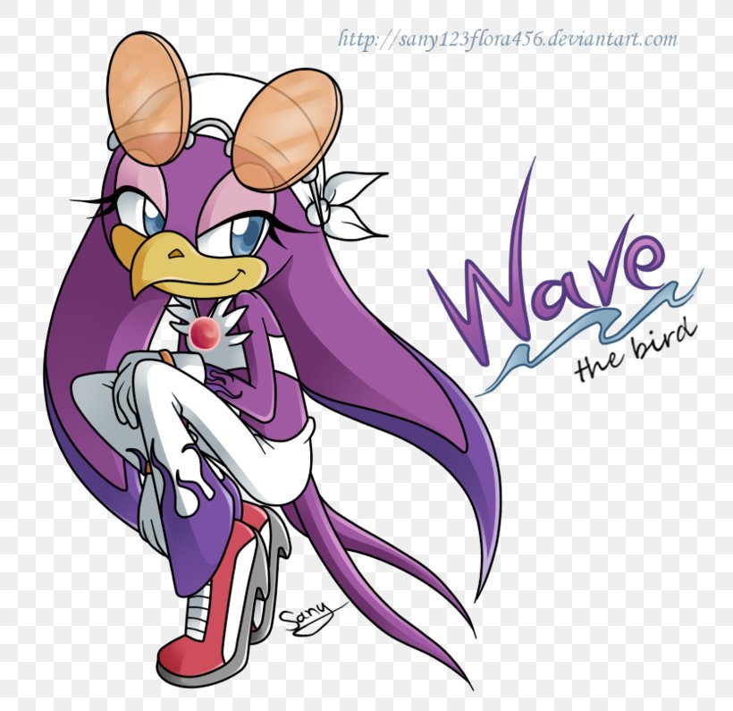 Wave The Swallow Sonic Riders Tails Bird Charmy Bee, PNG, 800x795px, Watercolor, Cartoon, Flower, Frame, Heart Download Free