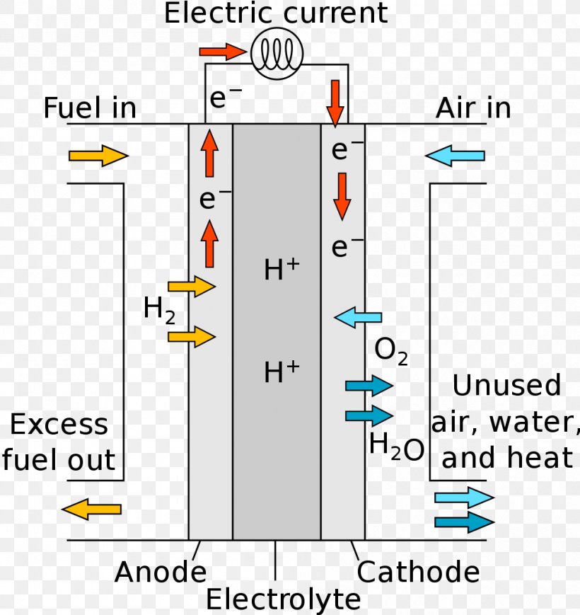 Fuel Cells Hydrogen Fuel Fuel Cell Vehicle, PNG, 1000x1060px, Fuel Cells, Alkaline Fuel Cell, Area, Diagram, Electricity Download Free