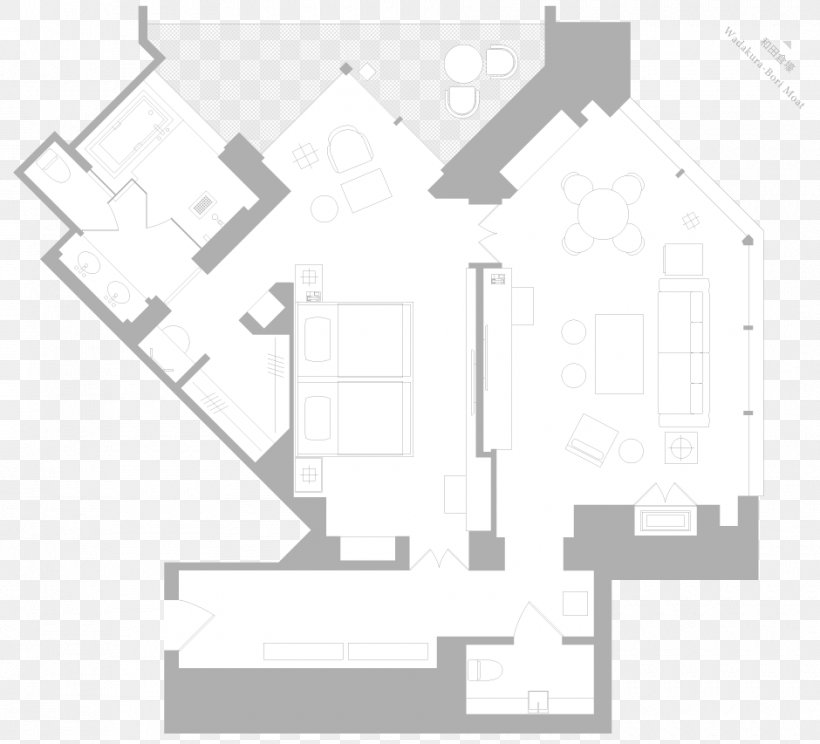 パレスホテル東京 | Palace Hotel Tokyo Suite Floor Plan 5 Star, PNG, 940x853px, 5 Star, Hotel, Architecture, Area, Black And White Download Free