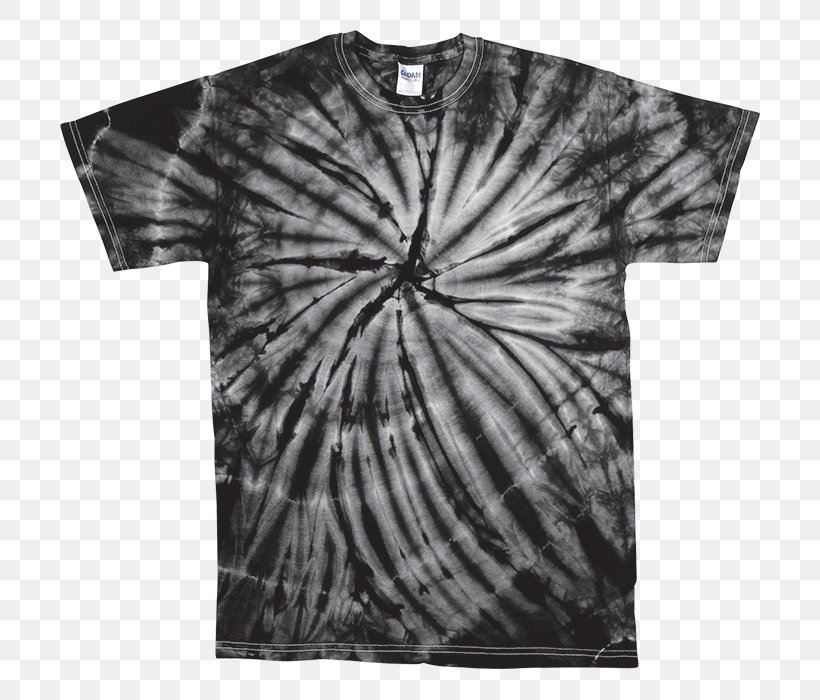 T-shirt Tie-dye Asking Alexandria Sleeve, PNG, 700x700px, Tshirt, Asking Alexandria, Black, Black And White, Black Tie Download Free