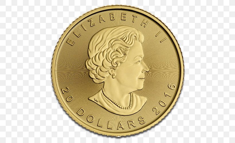 Canadian Gold Maple Leaf Gold Coin Bullion Coin Royal Canadian Mint, PNG, 500x500px, Canadian Gold Maple Leaf, Australian Silver Kangaroo, Bullion, Bullion Coin, Canadian Maple Leaf Download Free