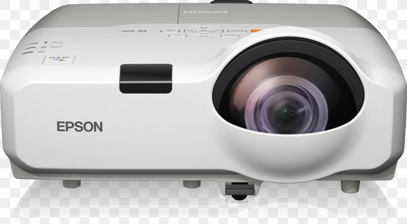 Multimedia Projectors 3LCD Epson Wide XGA, PNG, 3613x1997px, Multimedia Projectors, Computer Monitors, Display Device, Display Resolution, Display Size Download Free