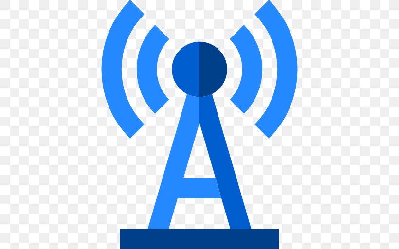 Telecommunications Tower Radio Cell Site Vector Graphics, PNG, 512x512px, Telecommunications Tower, Antenna, Area, Blue, Brand Download Free