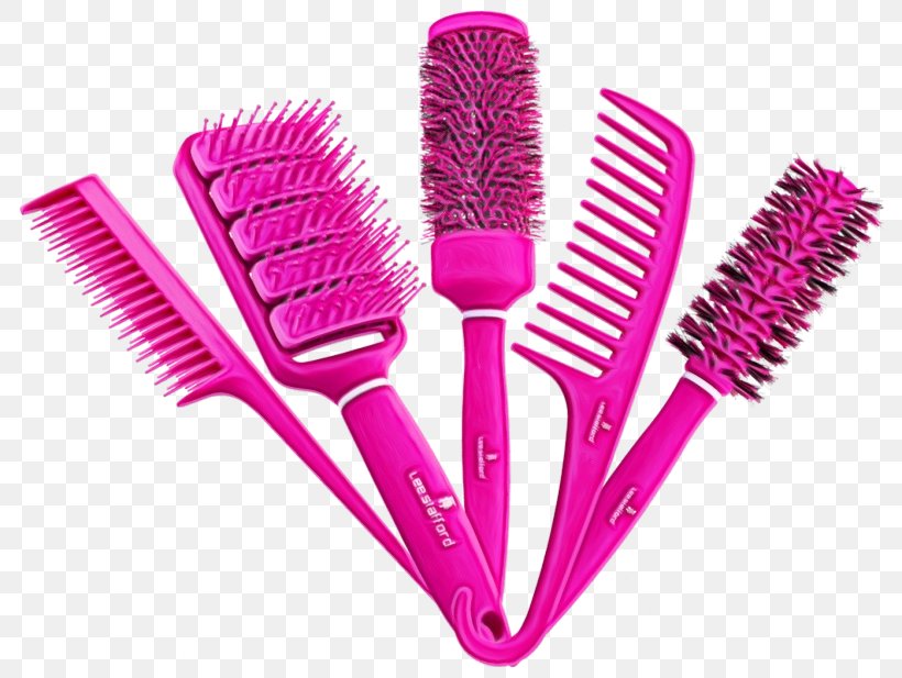 Brush Pink Cosmetics Magenta Material Property, PNG, 800x617px, Watercolor, Brush, Comb, Cosmetics, Eyelash Download Free