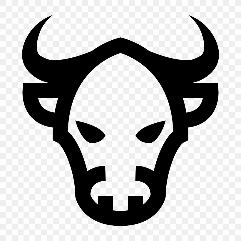 Ox Cattle Bull, PNG, 1600x1600px, Cattle, Artwork, Black, Black And White, Bone Download Free