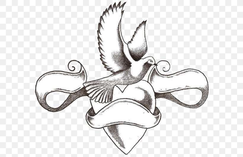 Swallow Tattoo Doves As Symbols Columbidae, PNG, 592x530px, Tattoo, Artwork, Black And White, Blackandgray, Body Art Download Free