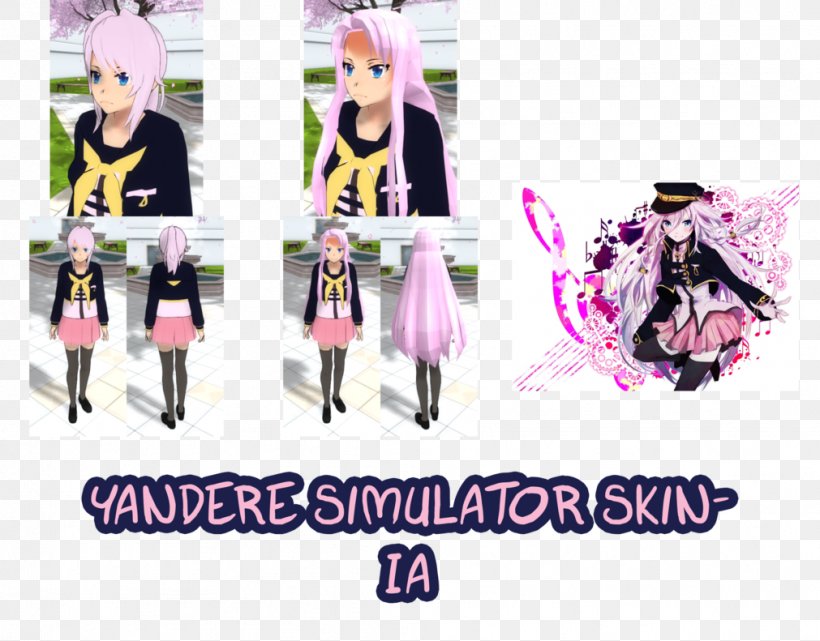 Yandere Simulator Vocaloid Hatsune Miku IA, PNG, 1011x791px, Yandere Simulator, Character, Clothing, Costume, Deviantart Download Free