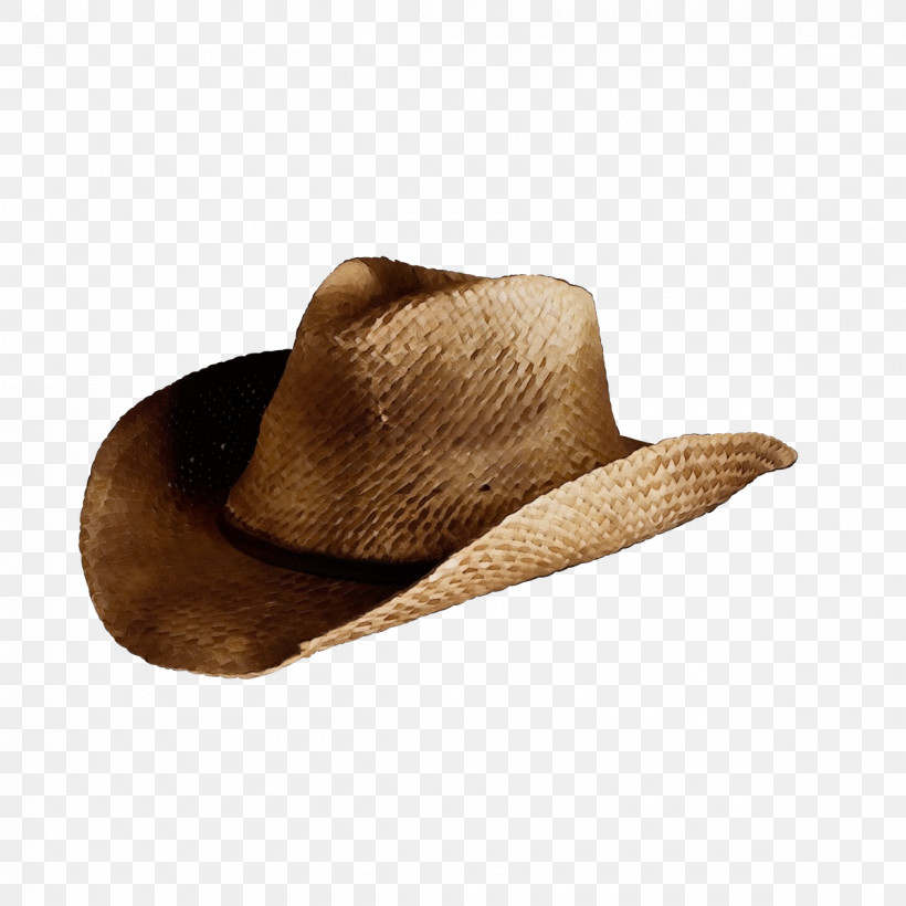 Cowboy Hat, PNG, 1200x1200px, Watercolor, Beige, Brown, Cap, Clothing Download Free