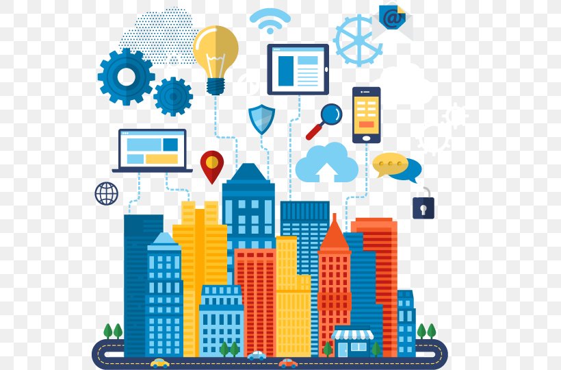 Internet Of Things Smart City Technology Business Industry, PNG, 553x540px, Internet Of Things, Android Things, Area, Business, Cloud Computing Download Free