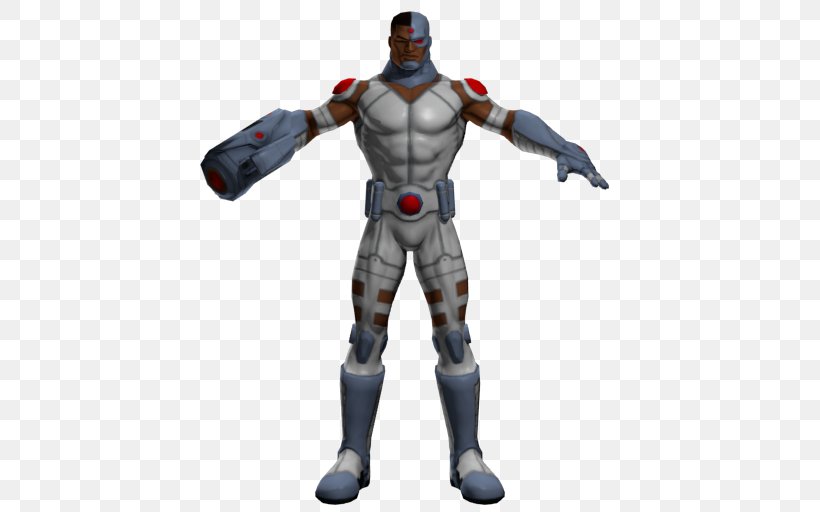 Teen Titans Cyborg DC Universe Online Deathstroke Superman, PNG, 512x512px, Cyborg, Action Figure, Aggression, Android, Armour Download Free