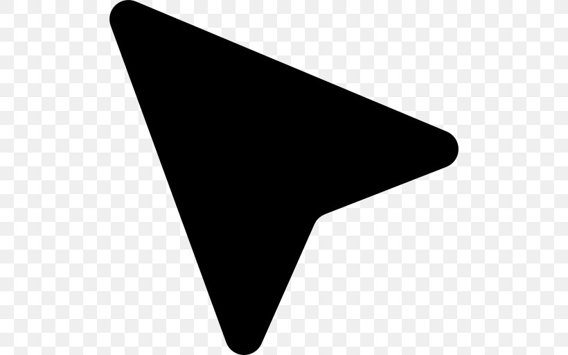 Computer Mouse Pointer Cursor Arrow, PNG, 512x512px, Computer Mouse, Black, Black And White, Cursor, Logo Download Free