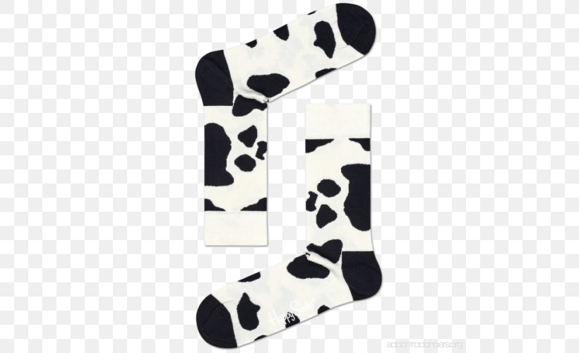 Happy Socks Dress Socks Cattle Clothing, PNG, 500x500px, Sock, Animal Print, Blue, Cattle, Clothing Download Free