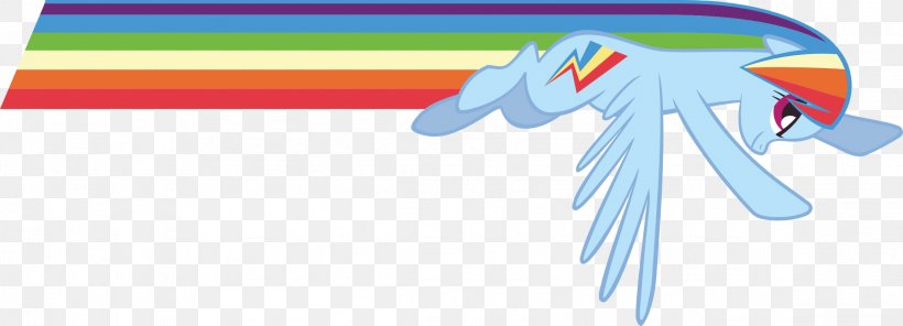 Rainbow Dash Rarity Flight Pony, PNG, 2324x841px, Rainbow Dash, Animation, Area, Blue, Cartoon Download Free