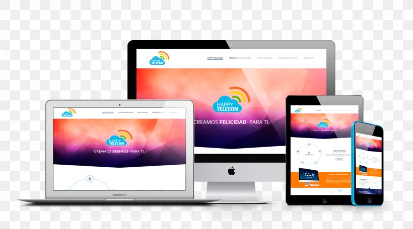 Responsive Web Design Web Development Digital Marketing, PNG, 1487x827px, Responsive Web Design, Brand, Communication, Computer Monitor, Digital Agency Download Free