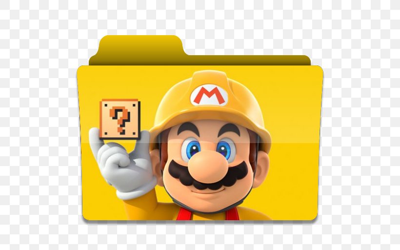 Super Mario Maker Super Mario Bros. Wii U Super Mario Galaxy 2, PNG, 512x512px, Super Mario Maker, Level, Mario Series, Mascot, Material Download Free