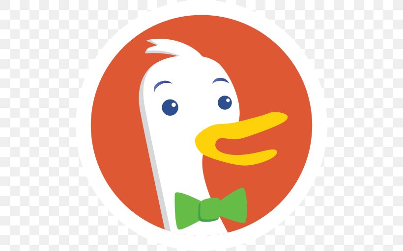 DuckDuckGo Web Search Engine Internet Safari, PNG, 512x512px, Duckduckgo, Area, Art, Beak, Emoticon Download Free
