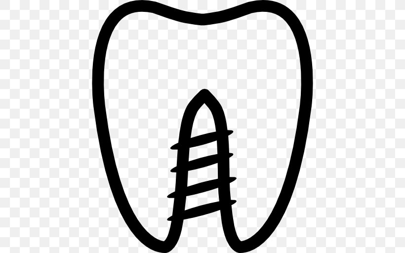 Human Tooth Dentist Tooth Loss Wisdom Tooth, PNG, 512x512px, Tooth, Area, Black, Black And White, Deciduous Teeth Download Free