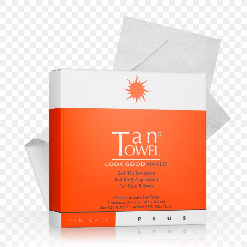 Lotion Tan Towel Half Body Plus 10 Count Sunless Tanning Self-Tan Towelette Full Body Application For Face & Body Sun Tanning, PNG, 1000x1000px, Lotion, Brand, Indoor Tanning Lotion, Orange, Sun Tanning Download Free