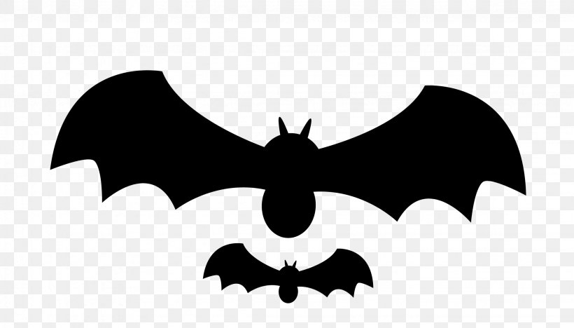 Bat Halloween Black And White, PNG, 2251x1285px, Bat, Black, Black And White, Brand, Halloween Download Free