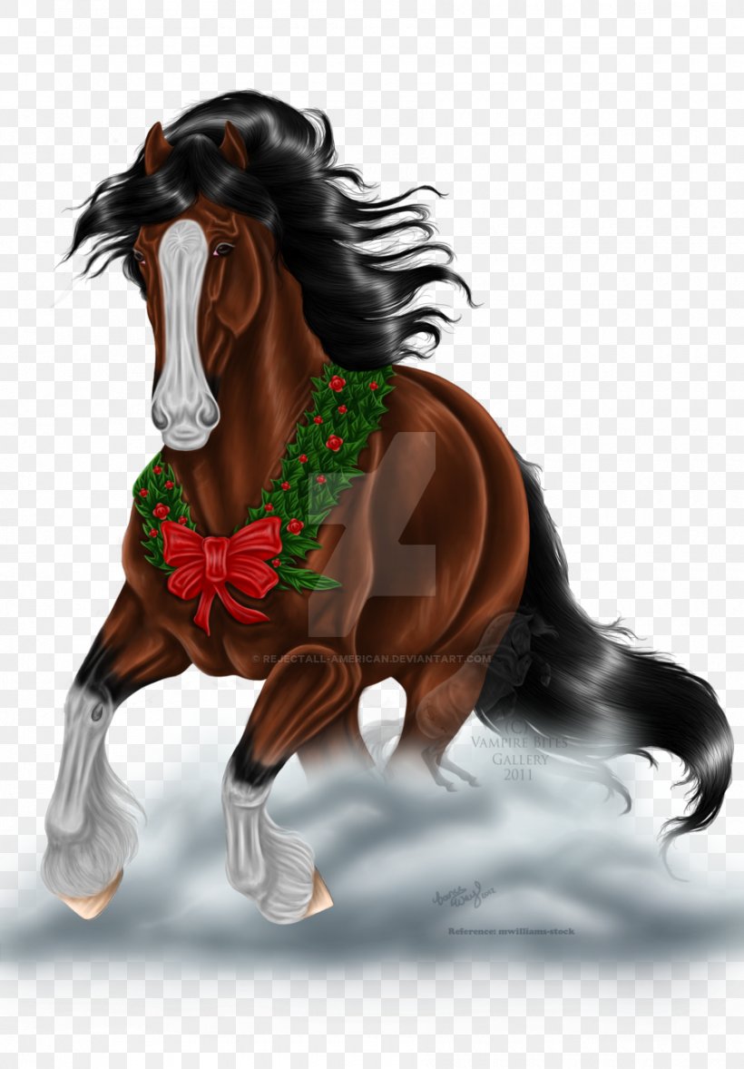 Clydesdale Horse Stallion American Quarter Horse Christmas Pony, PNG, 900x1294px, Clydesdale Horse, American Quarter Horse, Animal, Christmas, Christmas Gift Download Free