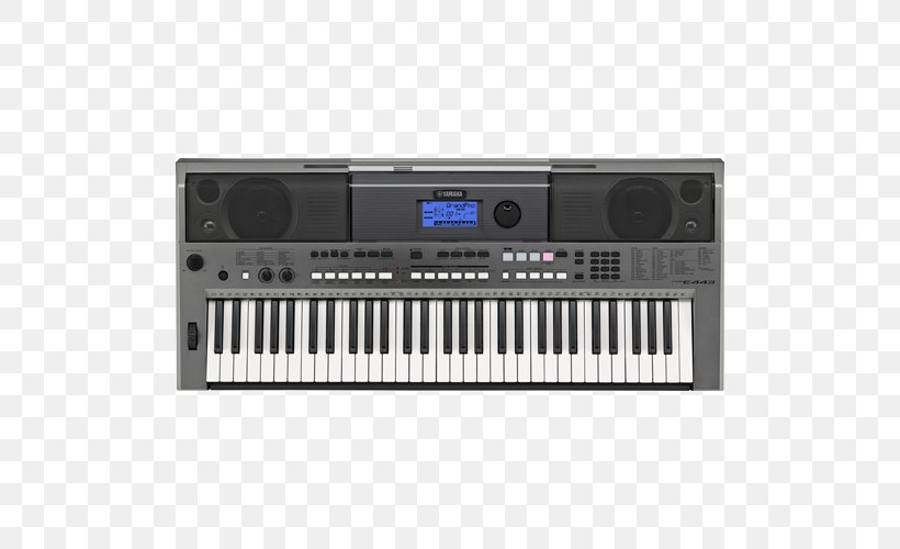 Electronic Keyboard Yamaha PSR-E443 Yamaha Corporation Musical Instruments, PNG, 500x500px, Watercolor, Cartoon, Flower, Frame, Heart Download Free