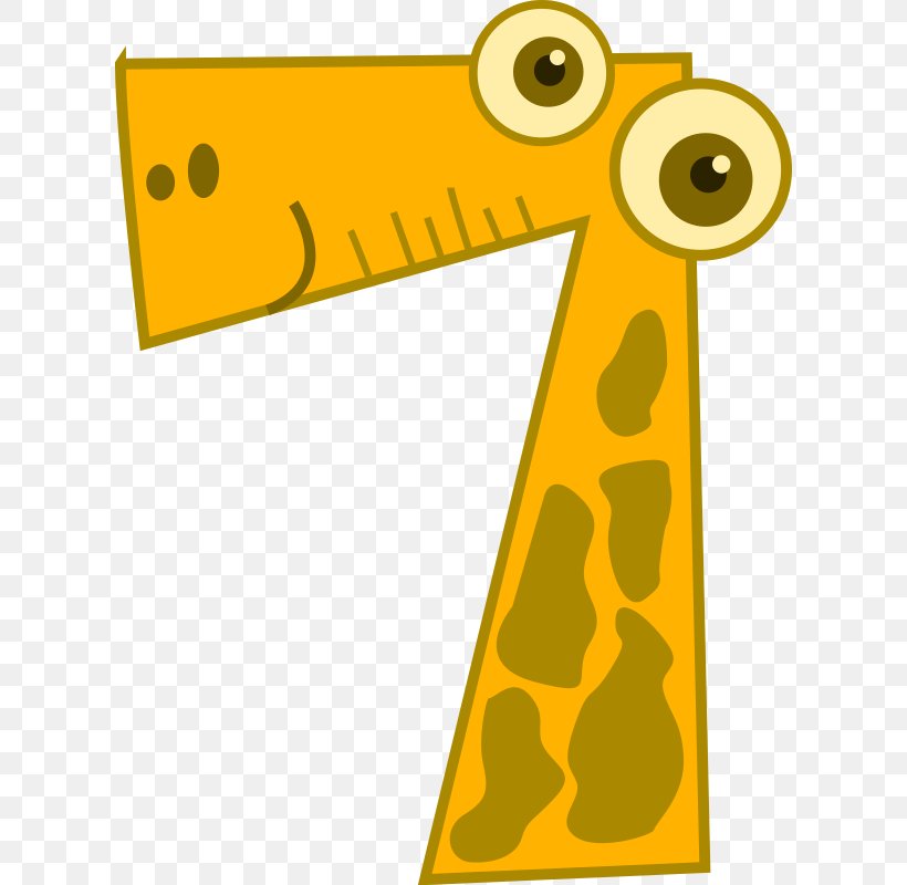 Number Clip Art, PNG, 612x800px, Number, Area, Giraffe, Giraffidae, Line Art Download Free