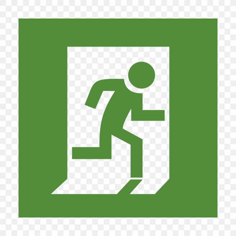 Emergency Evacuation Royalty-free Fire Escape Clip Art, PNG, 1024x1024px, Emergency Evacuation, Area, Brand, Emergency Exit, Exit Sign Download Free