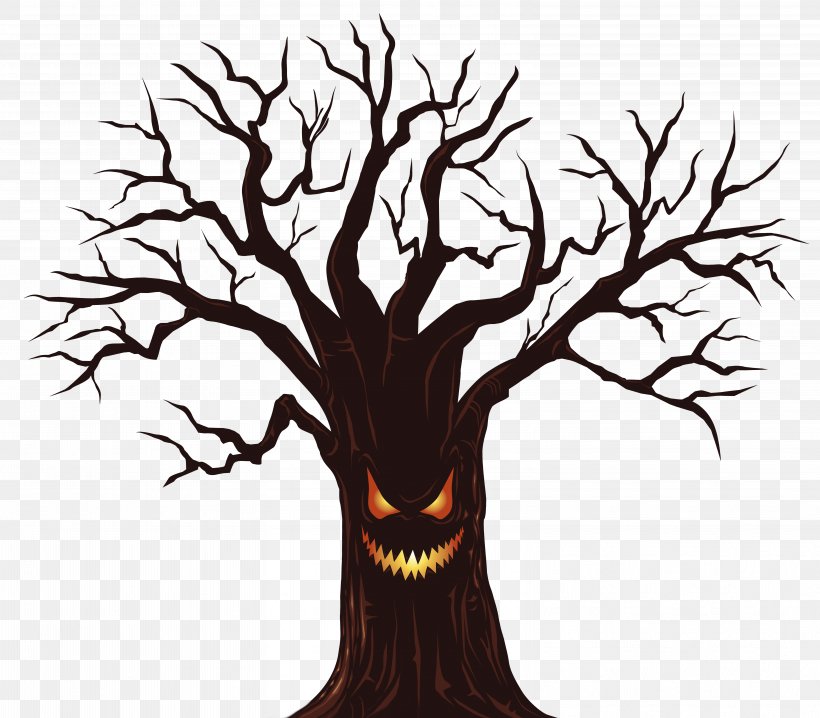 Halloween Card Wish Greeting Card, PNG, 6296x5513px, Halloween, Art, Branch, E Card, Flower Download Free