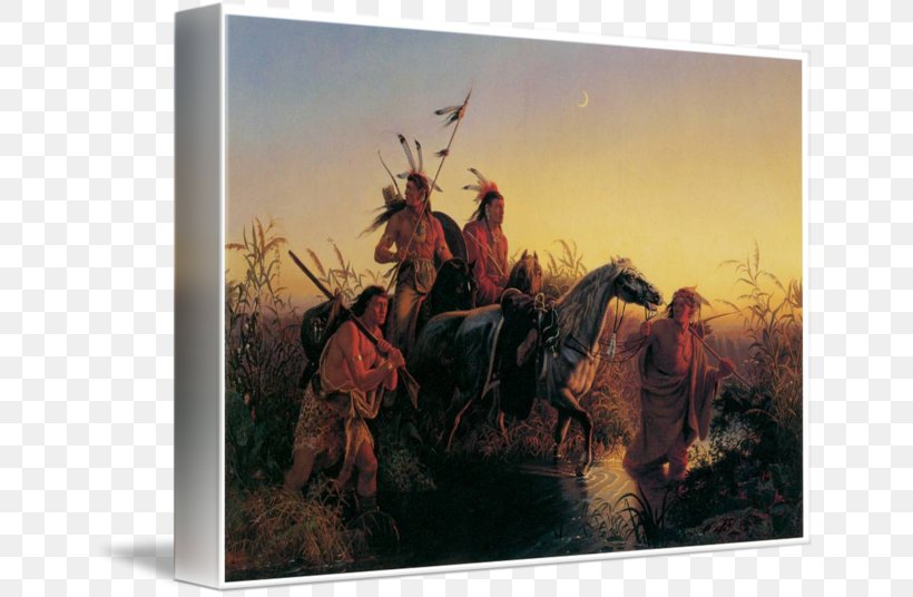 Oil Painting George Catlin (1796-1872) Stock Photography, PNG, 650x536px, Painting, Art, Canvas, Horse Like Mammal, Indian Heroes And Great Chieftains Download Free