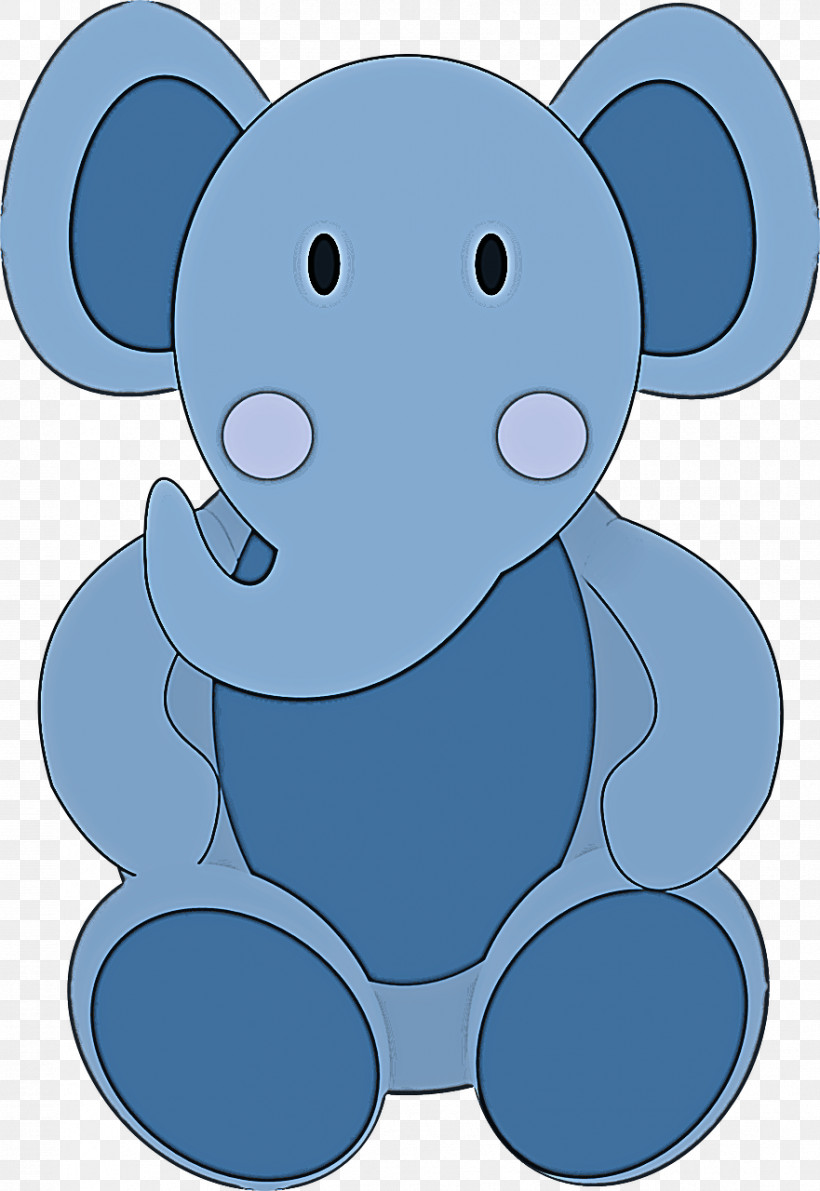 Teddy Bear, PNG, 881x1280px, Blue, Cartoon, Elephant, Koala, Snout Download Free