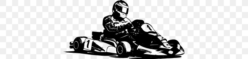 Go-kart Kart Racing Kartslalom Motorsport Race Track, PNG, 400x196px, Gokart, Auto Race, Auto Racing, Automotive Design, Black And White Download Free